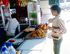 Although residents of Bathinda are facing one epidemic after the other, the authorities at the railway station appear to be least bothered about the unhygenic conditions prevailing at the food stalls on platforms. Eatables were seen lying uncovered at these stalls on Sunday.