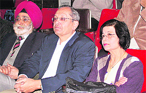 Dr Akshay N. Dalal at a function in Guru Nanak Dev Hospital in Amritsar.