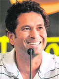 Sachin Tendulkar at the release of a music CD based on poems written by his late father Ramesh Tendulkar, in Mumbai