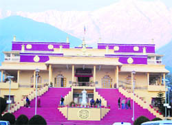 A view of Gyutu Monastery at Sidhbari.