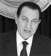 President Hosni Mubarak addresses the nation on state TV on Friday