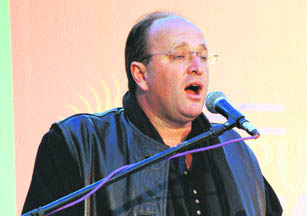 William Dalrymple, writer and director of the Jaipur Literature Festival, speaks on the opening day