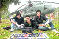 PEC first-year students who have launched an innovative marketing technique.
