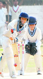 A match in progress at BTS Academy, Sector 48, Chandigarh.