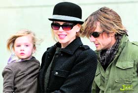 Nicole with her family