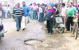 KILLER SEWER: The sewerage manhole under which a sanitary worker died