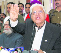 Union Minister of State for Planning & Parliamentary Affairs, Dr Ashwani Kumar, at Amritsar.