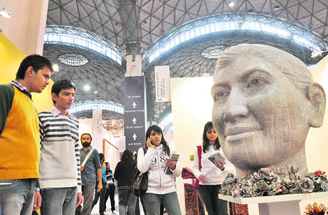The mega event put art in the public domain
