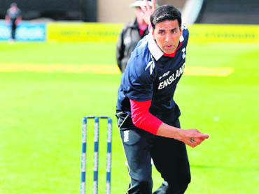 Akshay Kumar at the Oval, London, in Patiala House
