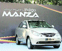 The new Tata Manza series has been priced at Rs 5.14 lakh for the Safire petrol range and Rs 5.91 lakh for the Quadrajet diesel range (ex-showroom, Delhi)