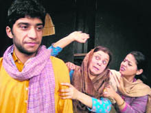 A scene from a play, Maa,staged at Natrangs Theatre in Jammu. 