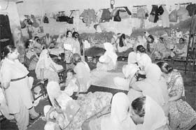 A crowded hall of inmates in Central Jail, Jalandhar