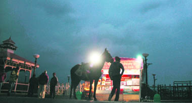 An overcast sky in Shimla on Monday. Photo: Amit Kanwar