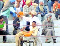 A file photo of Keepa at the recently concluded Kila Raipur games.