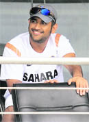 Indian captain Mahendra Singh Dhoni