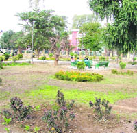 A park maintained by a committee at Sarabha Nagar in Ludhiana.