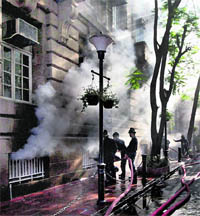 Firemen at the spot