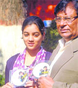 Asmita with Surendra Singh