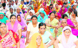 A view of an election rally in Haridwar