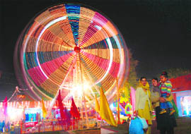 A view of Dast-e-Hunar, National Handloom Expo 2011, at the exhibition ground in Jammu.