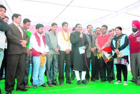Uttarakhand Chief Minister Ramesh Pokhriyal Nishank at the conclusion of the Union Week in Dehradun