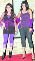 Models walk the ramp during the opening of the salon in Amritsar.