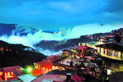 Shimla captured after rain in an