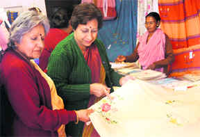 Visitors at the exhibition at Aroma-22