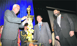 Governor NN Vohra inaugurates Virasat-e-Riyasat at the Gen Zorawar Singh Auditorium in University of Jammu