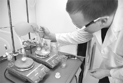 Dutch-based biotech firm Prosensa's researchers work on developing, possibly the world's first treatment for Duchenne muscular dystrophy disease (DMD), at their new laboratory in Leiden. Prosensa is one of a new wave of successful biotechs that are emerging, many of them in the Benelux and Scandinavia, and stepping over a past generation of biotech casualties