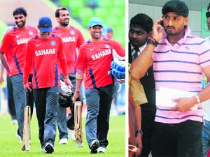 It is Team Indias bowling that caused some concern in the match against Bangladesh; (right) Against England, Harbhajan Singh will be hugely responsible for sailing through the middle overs and ensuring no big leakage of runs