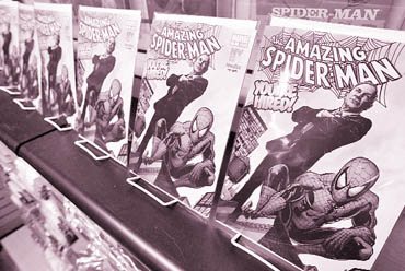 The popular Spider-Man comics in digital format
