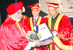 Dr Avtar Singh gets the Dr D. Sundaresan Award for his contribution in the field of animal genetics and breeding.