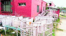 Owing to renovation work, beds have been dumped on the lawns of the General Hospital, Ambala Cantonment.