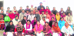 Volunteers get training at Chinmaynand Organisation for Rural Development in Tapovan.