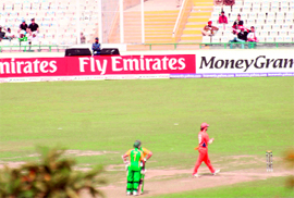 Empty stands reflected the mood of the tie between South Africa and The Netherlands at the PCA Stadium in Mohali on Thursday.