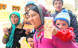 A family from Ladakh carries tickets to the match even as they had to return disappointed.