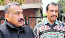 Dinesh Kumar Sood (left) and Nathu Ram.