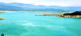 The Ranjit Sagar Dam.