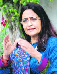 Kiran Choudhry, Public Health Engineering Minister