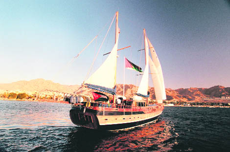 Jordans only port, Aqaba, is the playground of the rich and the famous