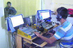 A view of the Kumaonvani centre.