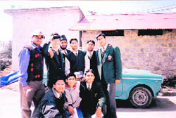 Chang during his school days at Wynberg Allen School at Mussoorie.