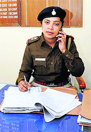 Eram Rizvi in her office. 