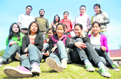 PAU rocks: Students of the North East studying at Punjab Agricultural University.