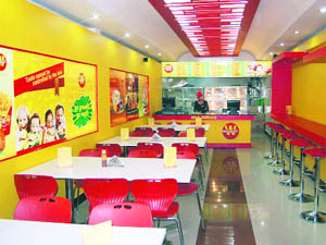 A food court that started functioning recently at the Parbhat cinema hall in Dehradun. 