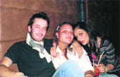 Norlina(middle) with her friends 