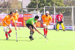 A match in progress on Thursday.