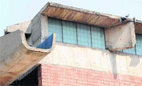 Vagaries of weather seem to have taken a toll on the building of the Government Museum and Art Gallery in Sector 10 of Chandigarh