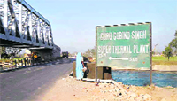 The Nangal Hydel Channel at Ghanauli that carries water to Ropar thermal power plant